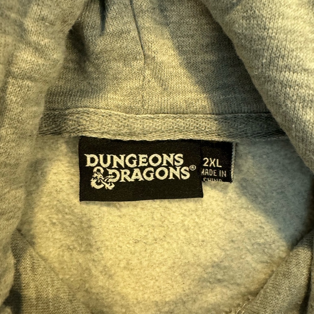 Gray Dungeons and Dragons Hoodie - Picture 3 of 5